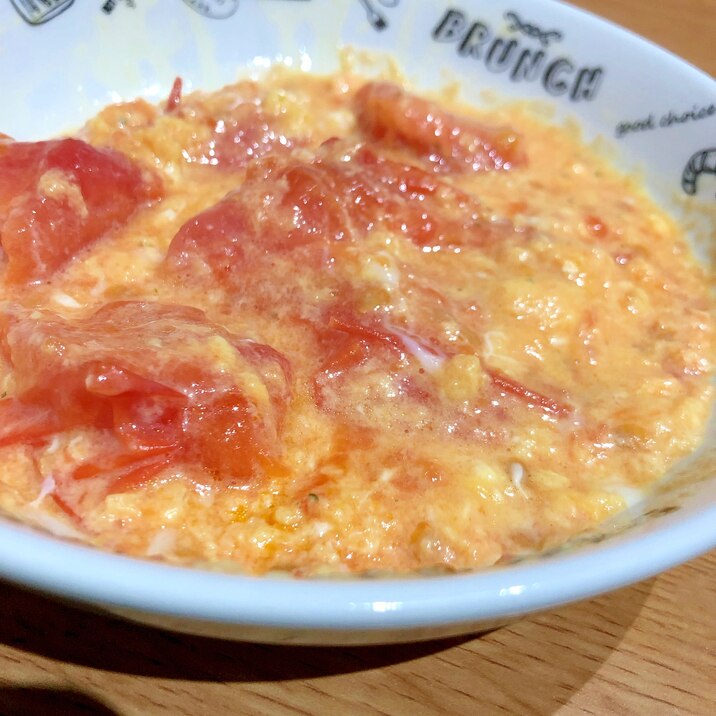 トマトとチーズと卵炒め☆